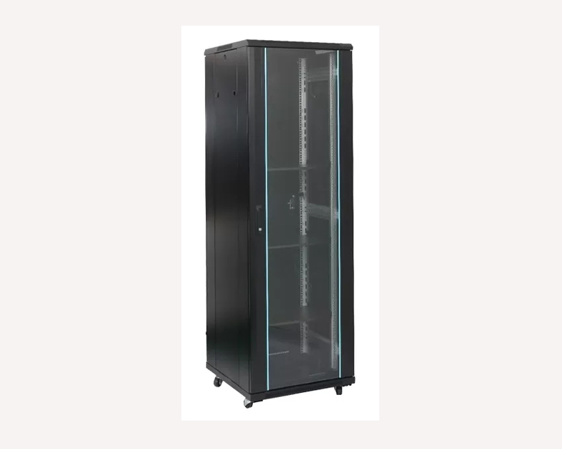 MAXPRO LINE samostojeći rack orman 22U, 600 × 600 mm, staklena vrata (3 kutije)