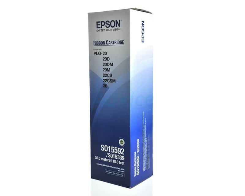Epson S015339 crna ribon kaseta, 3 komada za PLQ-20/22