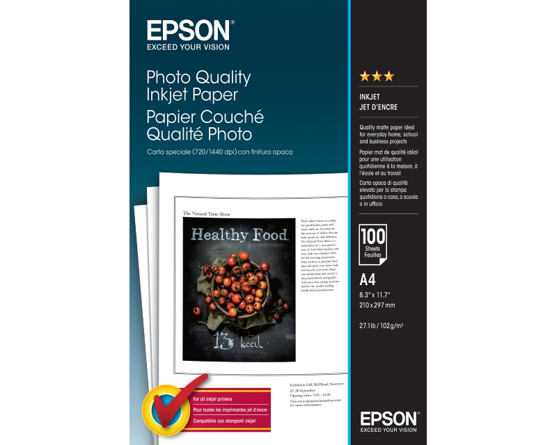 Epson S041061 A4 mat foto papir, 100 listova