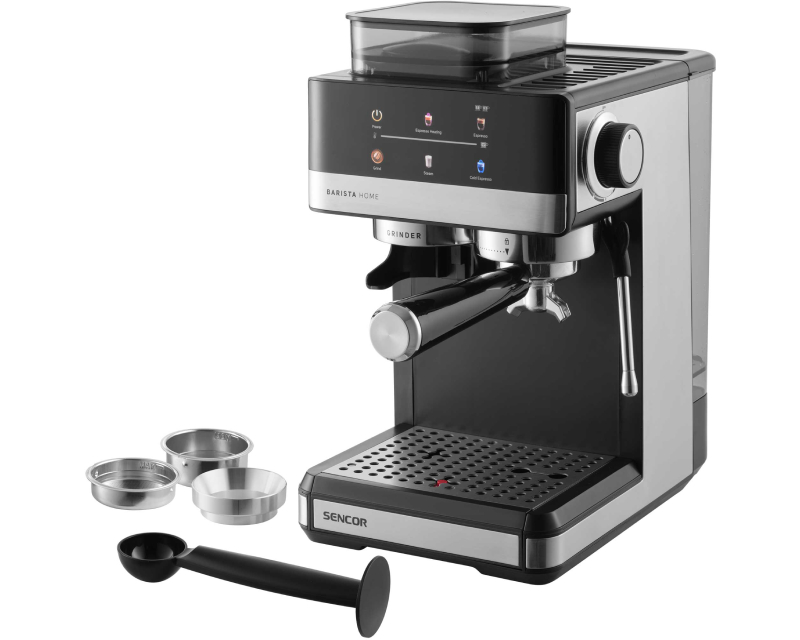 Sencor SES 5000SS espresso aparat sa ugrađenim mlinom, Hot & Cold
