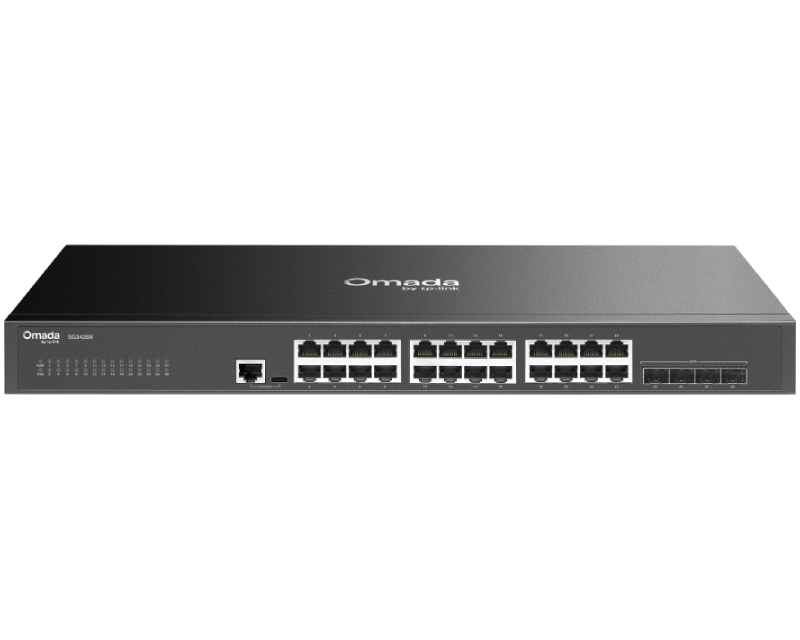 TP-Link Omada SG3428X L2+ switch sa 24 Gigabit porta i 4 SFP+ slota