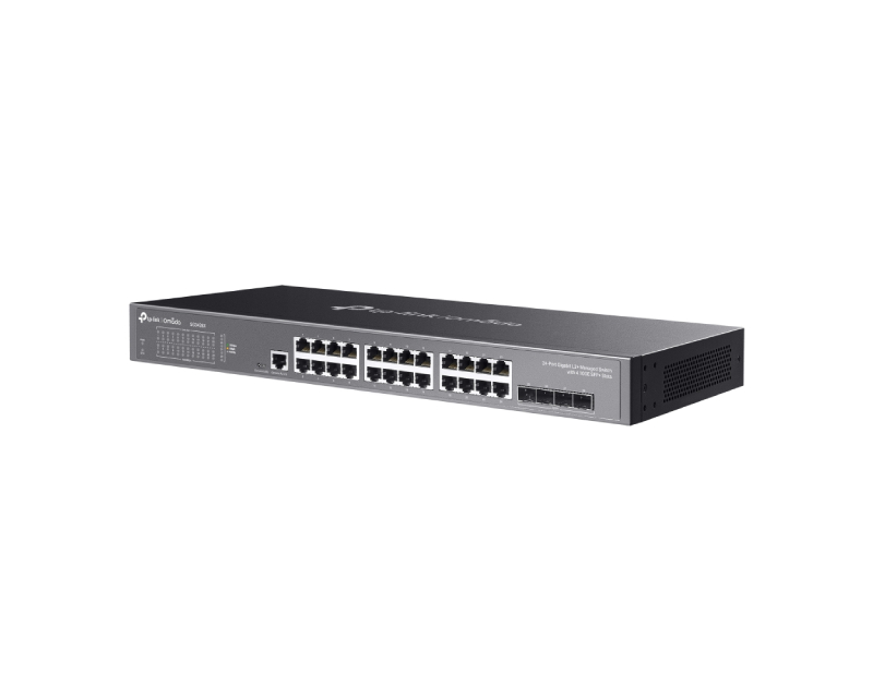 TP-Link Omada SG3428X upravljivi L2+ svič, 24× Gigabit i 4× 10G SFP+