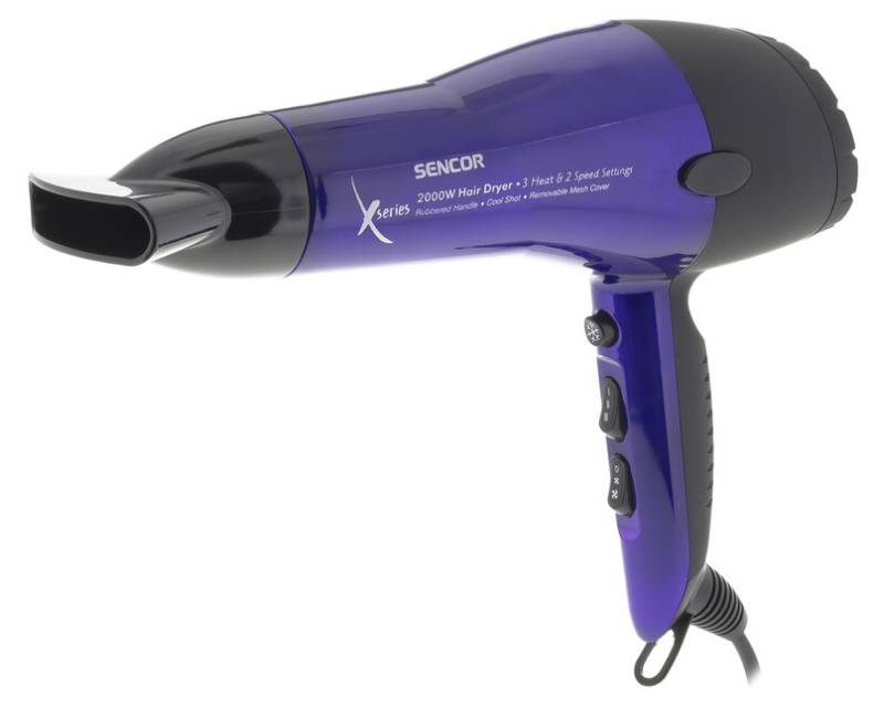 Sencor SHD 6600V fen za kosu 2000 W, crno-ljubičasti