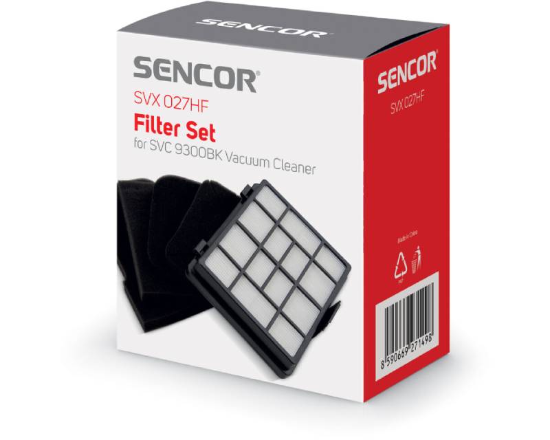 Sencor SVX 027HF set ulaznih i izlaznih filtera sa HEPA H13 za SVC 9300BK