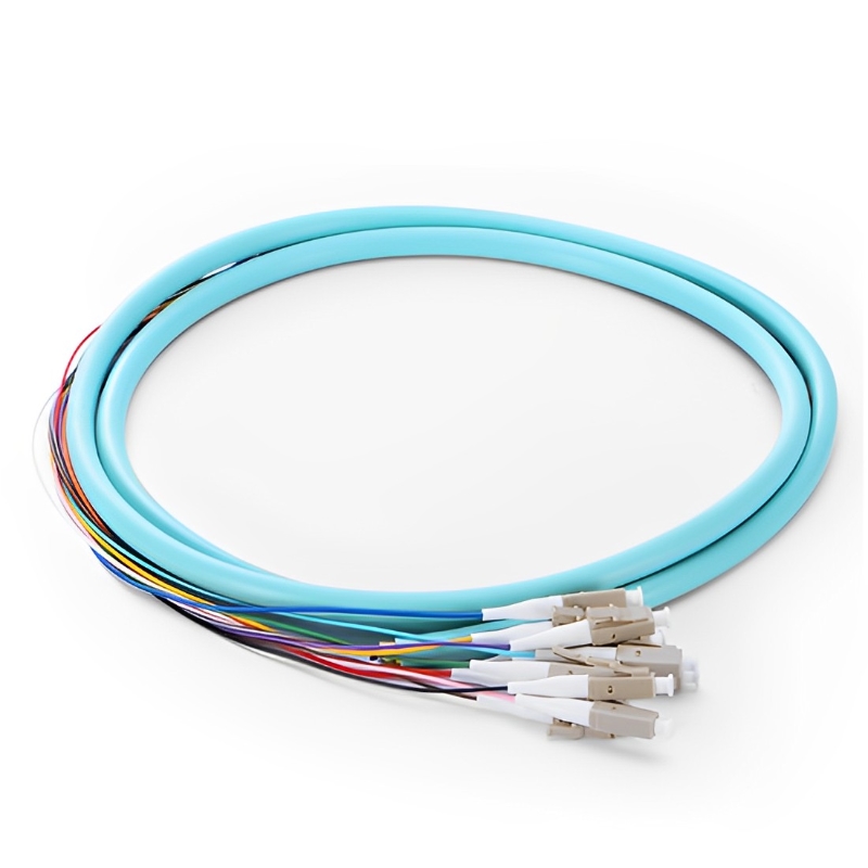 CIP LC/UPC OM3 set pigtejlova, 12 vlakana, 1,5 m
