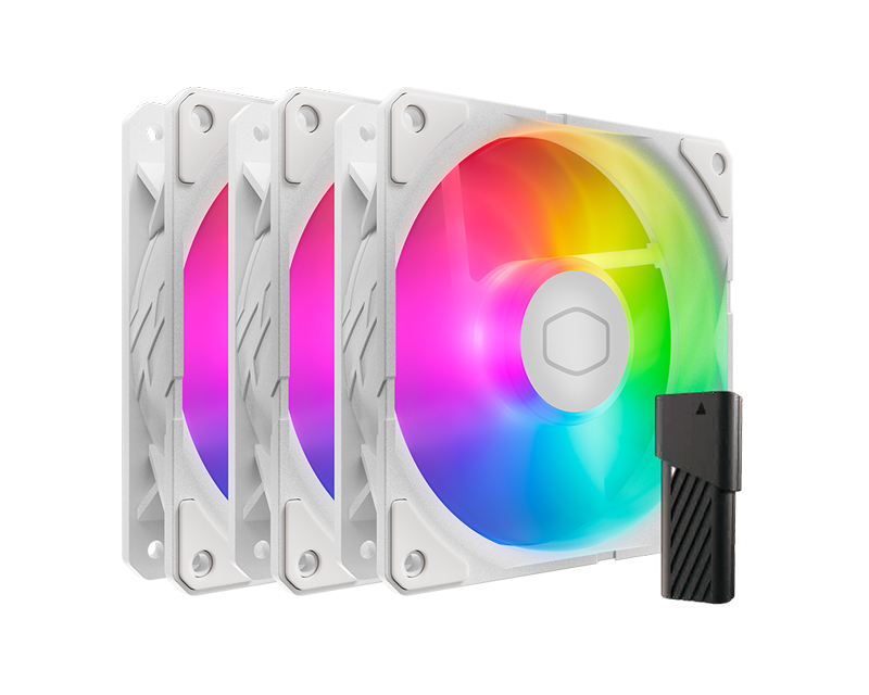 Cooler Master SickleFlow Edge 120 ARGB White set od 3 ventilatora i kontrolera