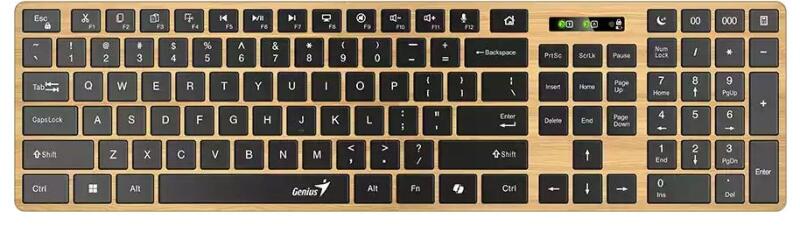 Genius SlimStar 7250BT bežična tastatura YU, Pine Wood