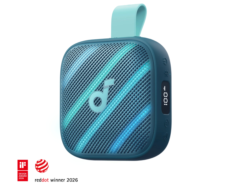 Soundcore Boom Go 3i kompaktni Bluetooth zvučnik, plavi