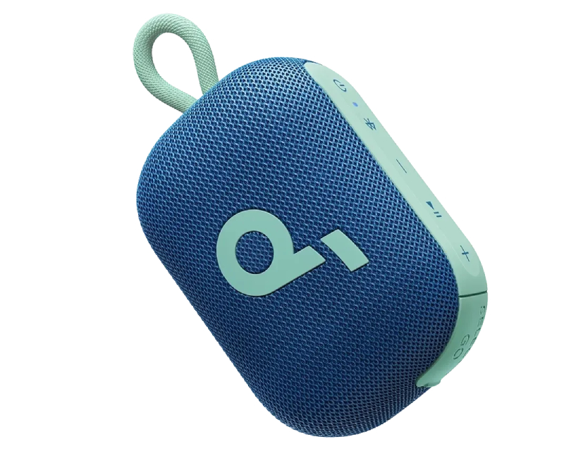 soundcore Select 4 Go Bluetooth zvučnik 5 W, plavi sa zelenim detaljima