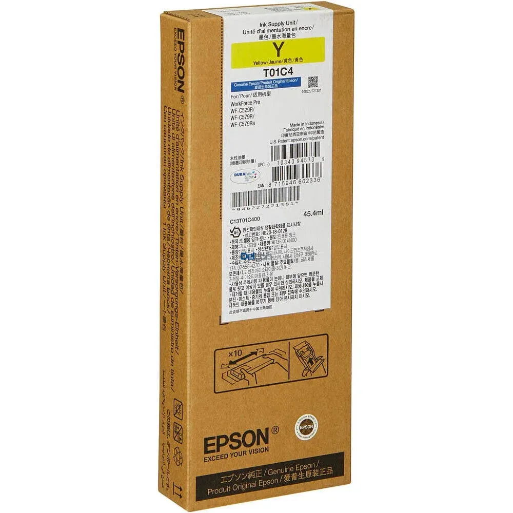 Epson T01C400 žuto RIPS mastilo, 5.000 strana