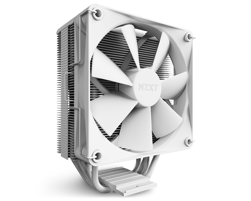 NZXT T120 beli vazdušni CPU hladnjak sa 120 mm PWM ventilatorom