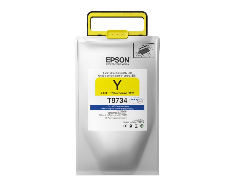 Epson T9734 žuti XL ink supply unit, 22.000 strana