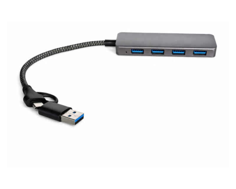FAST ASIA USB hub sa 4 USB 3.0 porta, USB-C i USB-A