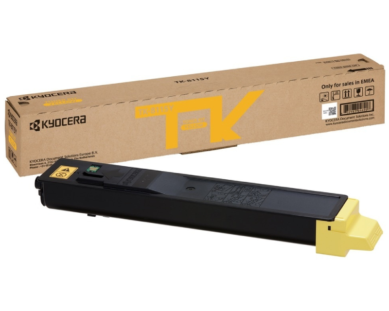 Kyocera TK-8115Y originalni žuti toner, 6.000 strana