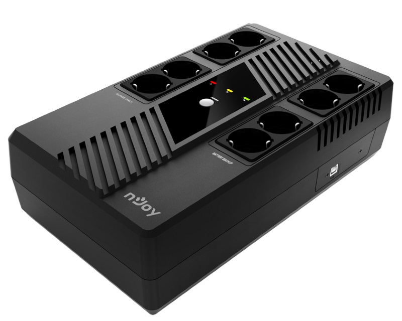 NJOY Token 600 line-interactive UPS 600 VA / 360 W, 8 × šuko