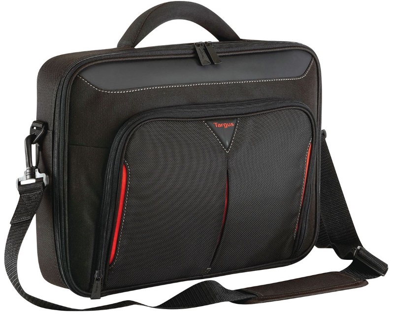 Targus Classic+ CN414EU torba za laptop do 14 inča, crno-crvena