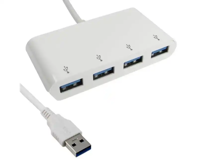 E-Green KON00308 USB 3.0 hub sa 4 porta, beli