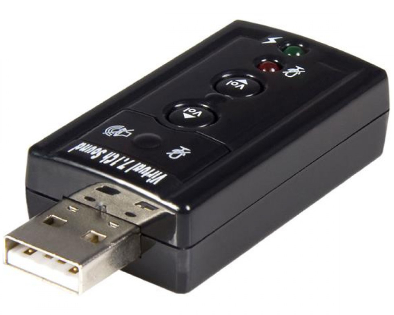 E-Green SBC00070 USB zvučna kartica sa virtualnim 7.1 zvukom