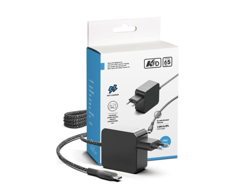Fast Asia KFD GaN punjač 65 W sa USB-C kablom