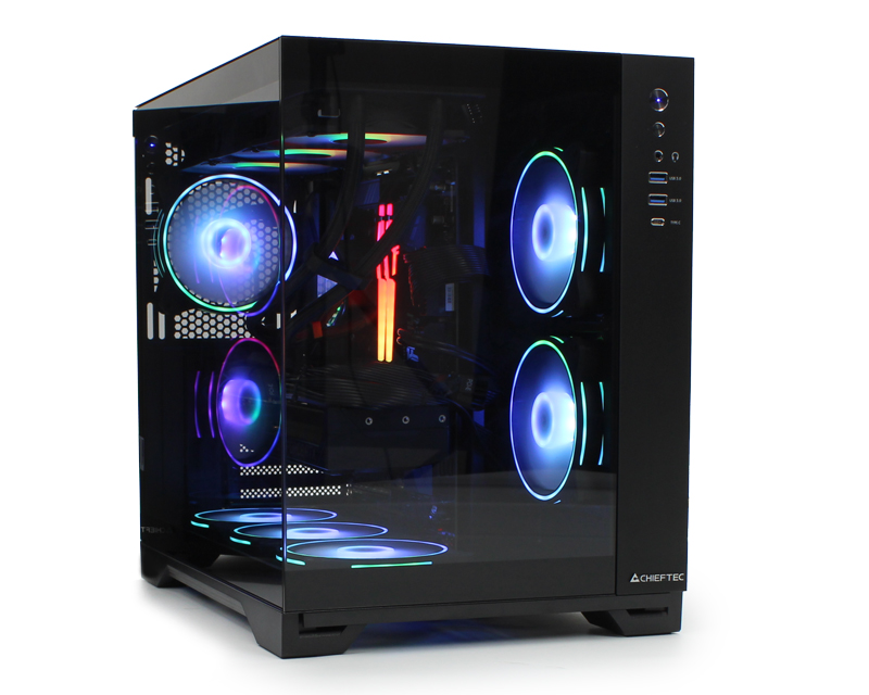 Chieftec VISIO GM-30B-TG-OP Mid Tower kućište sa 6 A-RGB ventilatora
