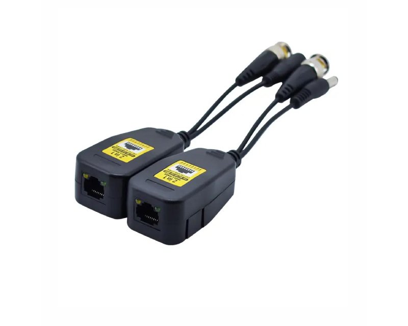 Cerberus DR308 video balun set, RJ-45 na 2 RCA