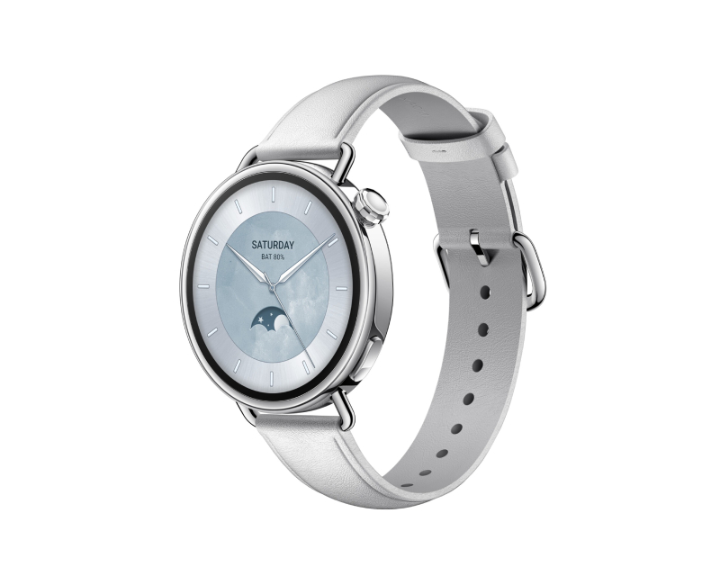 Xiaomi Watch S4 41mm pametni sat sa belom kožnom narukvicom