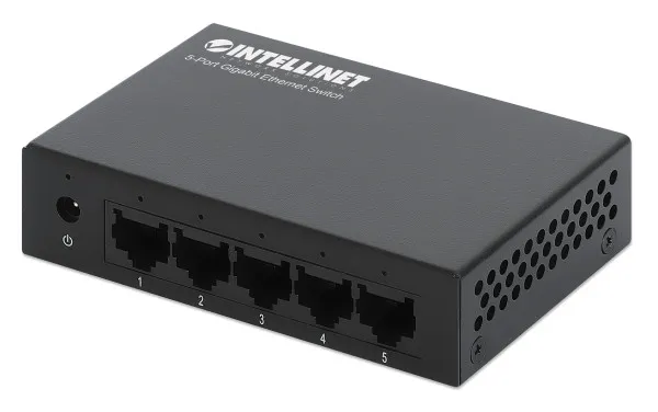 Intellinet 530378 gigabitni svič sa 5 portova, metalno kućište
