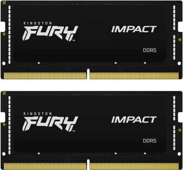 Kingston FURY Impact 64GB DDR5-4800 SO-DIMM kit, 2 × 32GB