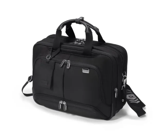 DICOTA Eco Top Traveller Twin PRO torba za laptop 14–15,6″, crna