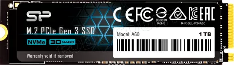 Silicon Power A60 1TB M.2 NVMe SSD, do 2200 MB/s