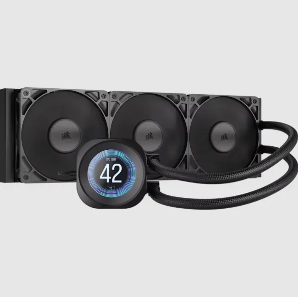 Corsair NAUTILUS 360 RS LCD vodeno hlađenje za procesor, 360 mm, 3×120 mm, CW-9061033-WW