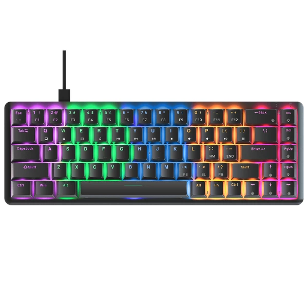 Rampage REBEL 38868 Low Profile mehanička tastatura Red switch