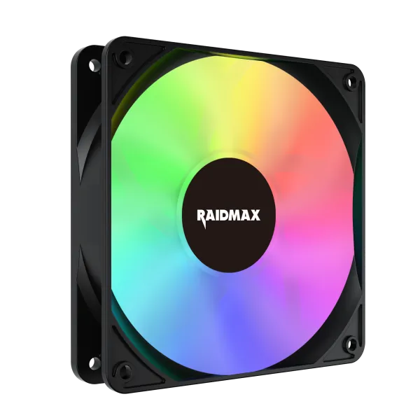 Raidmax X-AIR PWM NV-X120FBP crni ARGB ventilator 120 mm