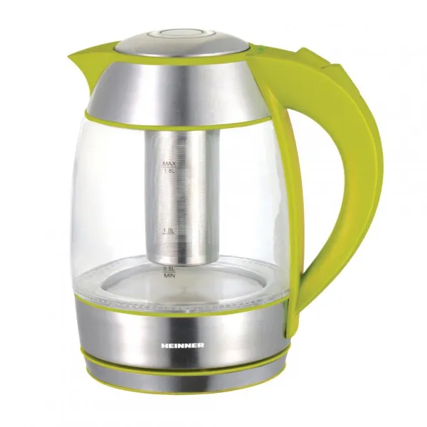 Heinner Charm HEK-TF2200GR stakleno kuvalo sa filterom za čaj 1,8 l