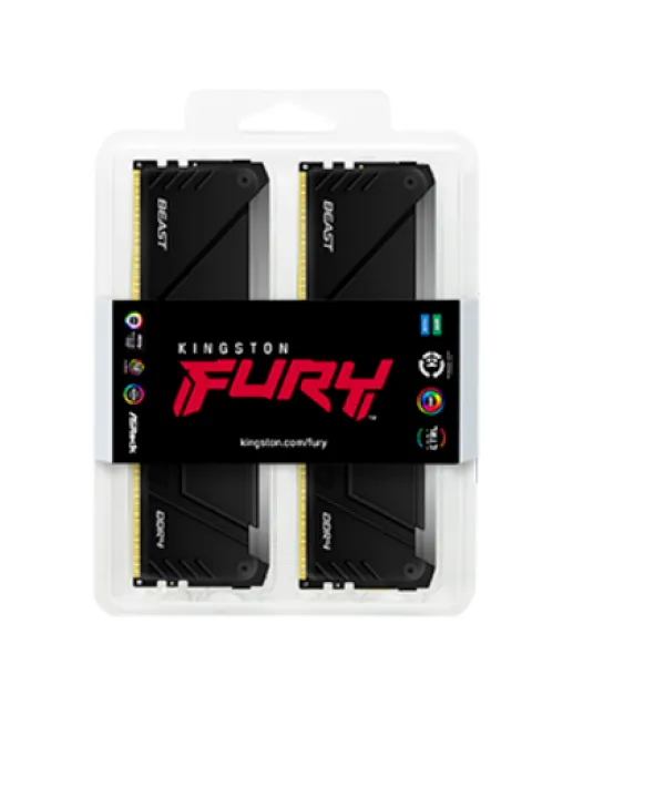 Kingston FURY Beast 32 GB (2 × 16 GB) DDR5 5600 MT/s CL40 memorijski kit