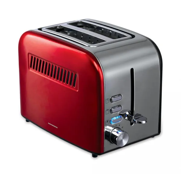 HEINNER CrispPassion HTP-850RDIX toster za dve kriške, 850 W, crveno-inox