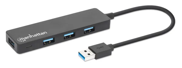 Manhattan 164900 USB 3.2 Gen 1 hub sa 4 USB-A porta, 5 Gbps