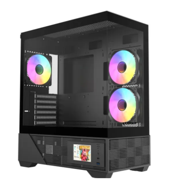 Raidmax Infinita i803BF gaming kućište sa LCD ekranom i 3 ARGB ventilatora