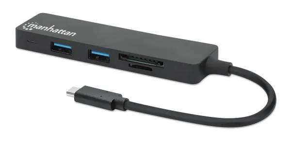Manhattan 164948 USB-C hub sa 3 USB-A porta i čitačem SD kartica