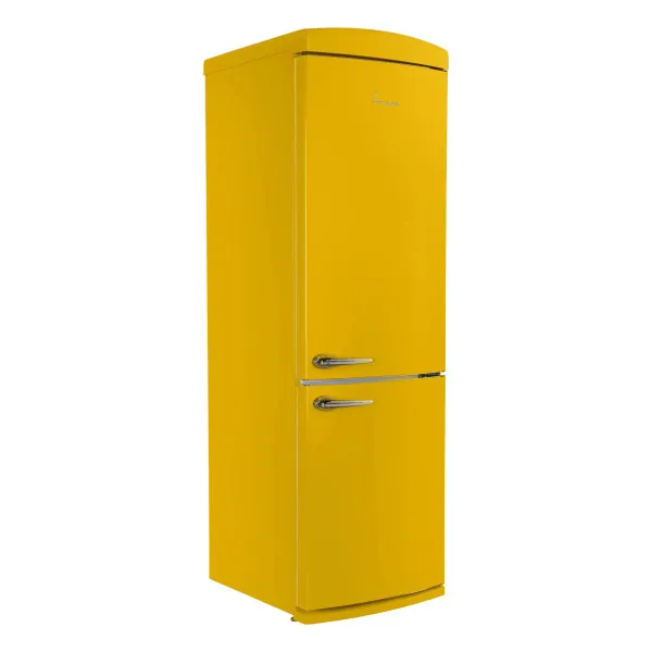 Fram FC-VRR341YLE++ kombinovani frižider 340 l, Less Frost, žuti