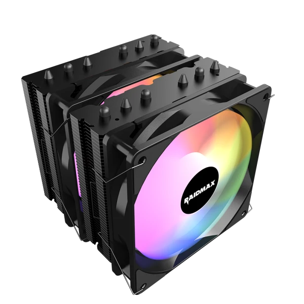 Raidmax AC1226B dual tower CPU hladnjak, 2×120 mm ARGB, 250 W