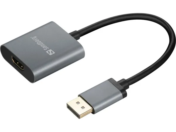 Aktivni adapter Sandberg DisplayPort 1.4 na HDMI 2.0, 4K 60 Hz