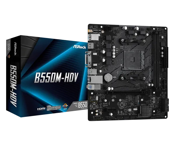 ASRock B550M-HDV microATX AM4 DDR4 matična ploča