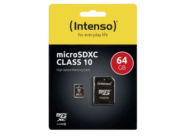 Intenso 3413490 microSDXC kartica 64 GB Class 10 sa SD adapterom