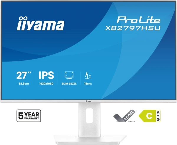 Monitor iiyama ProLite XB2797HSU-W1 27″ IPS Full HD 120 Hz, beo