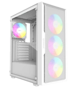 Raidmax Vector 159 V159TW ATX kućište sa 4 ARGB ventilatora, belo