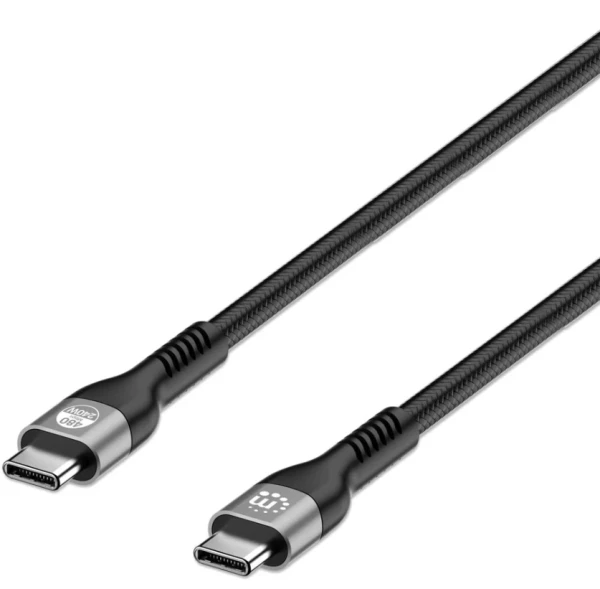 Manhattan 356367 USB-C kabl 2 m, PD 3.1 EPR 240 W