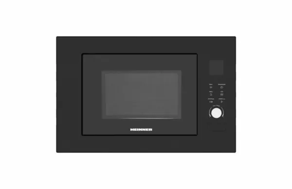 Ugradna mikrotalasna pećnica Heinner HMW-BI2360BK, 23 l, 800 W, grill 1000 W