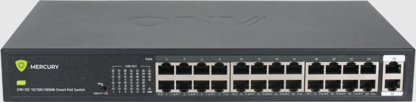 Mercury H1024PL 26-port PoE svič 250 W sa gigabitnim uplinkom