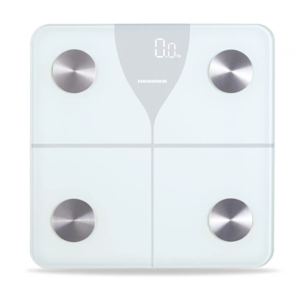 Heinner HBS-BTH180WH Bluetooth pametna telesna vaga, 180 kg, bela